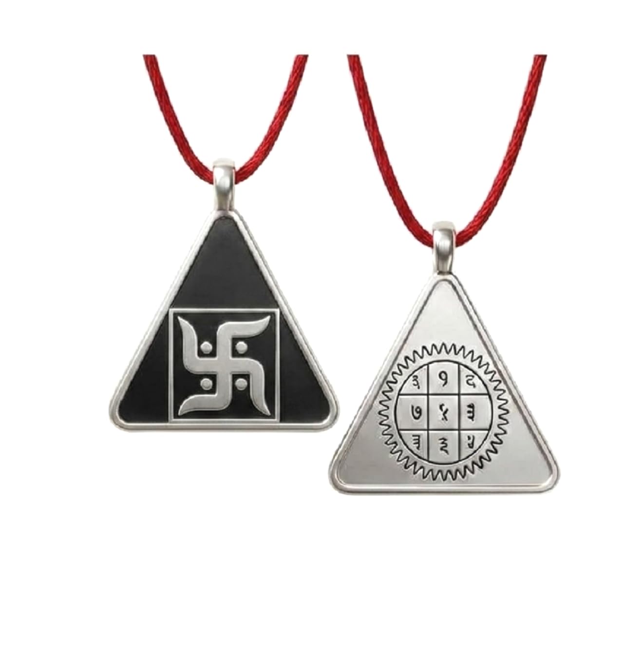 Surya Yantra Locket | Pendant In Pure Silver (Energized & Activated)(6 Grams Approx) (1 Pc)-image-20