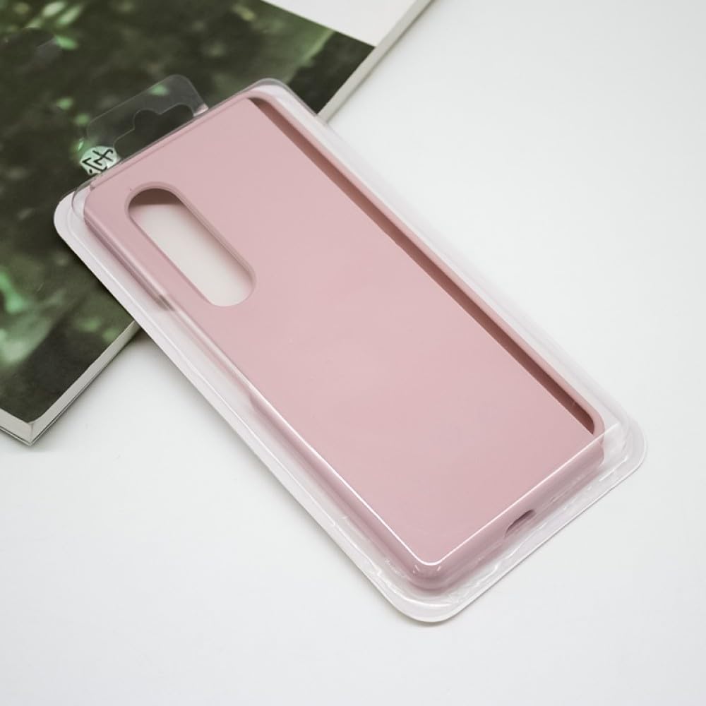 SaFor msung Galaxy Z Fold 4 3 2 Funda de Silicona Líquida Funda Protectora Trasera Suave al Tacto para Galaxy Z Fold2 Fold3 Fold4 5G Shell, Rosa, para Z Fold 2