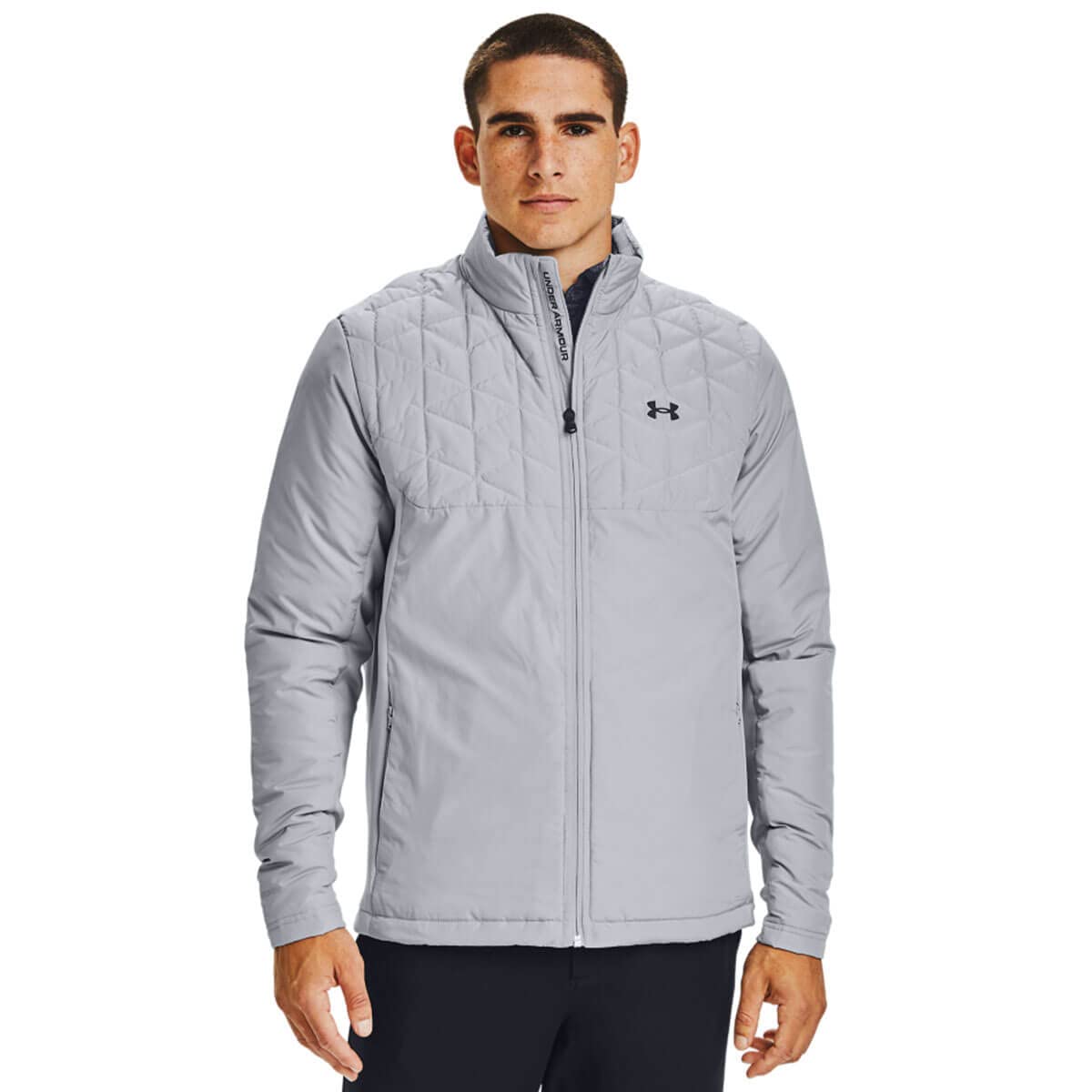 Under Armour Mens ColdGear Reactor Golf Jacket - Mod Grey/Black - M