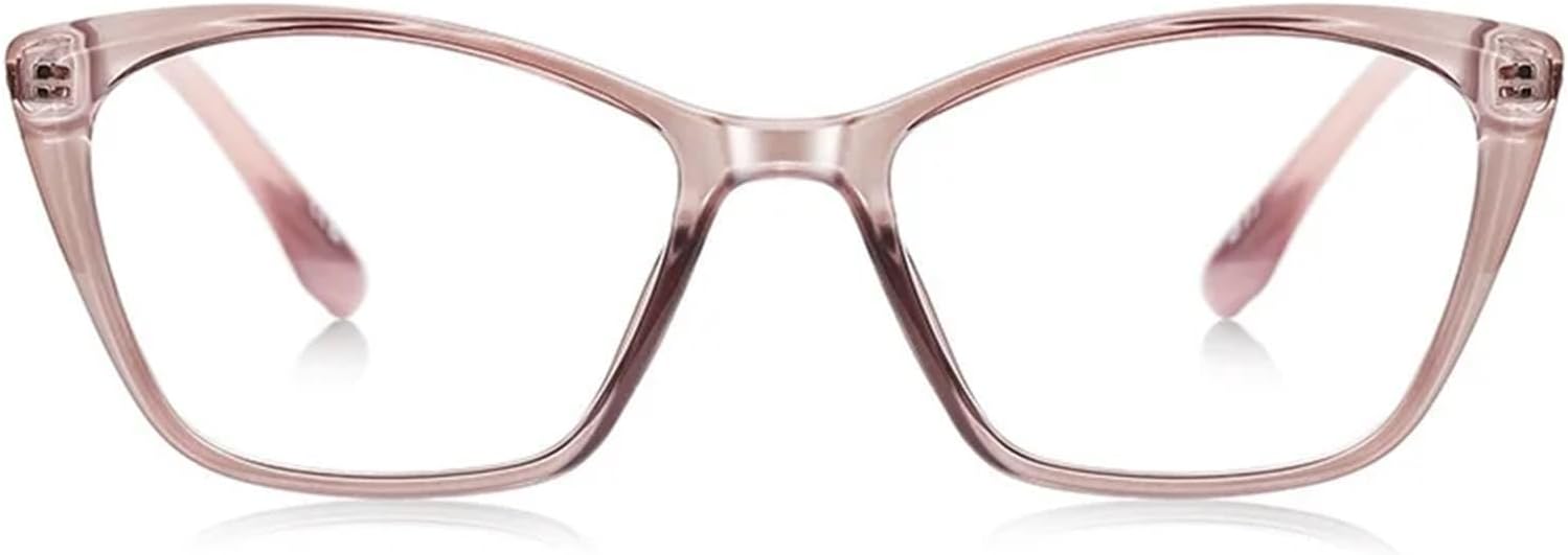 pureza Fashion Glasses Women Fake Eyeglasses Trendy Square Frame Female Flat Glasses