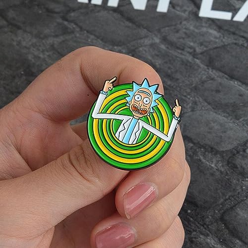 Image of Cute Enamel Pins Cartoon Lapel Pin Brooch Badge for Backpack Jackets Funny Tiger Pins for Gift DIY Accessory Clothing Bookbags Hat Decoration, Anime pins-2mr