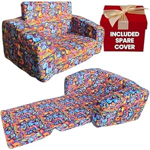 Toddler Couch Comfy Kids Sofa Chair for Indoor Convertible Chair Sofa for Kids Perfect Toddler Lounge Chair for Little Ones