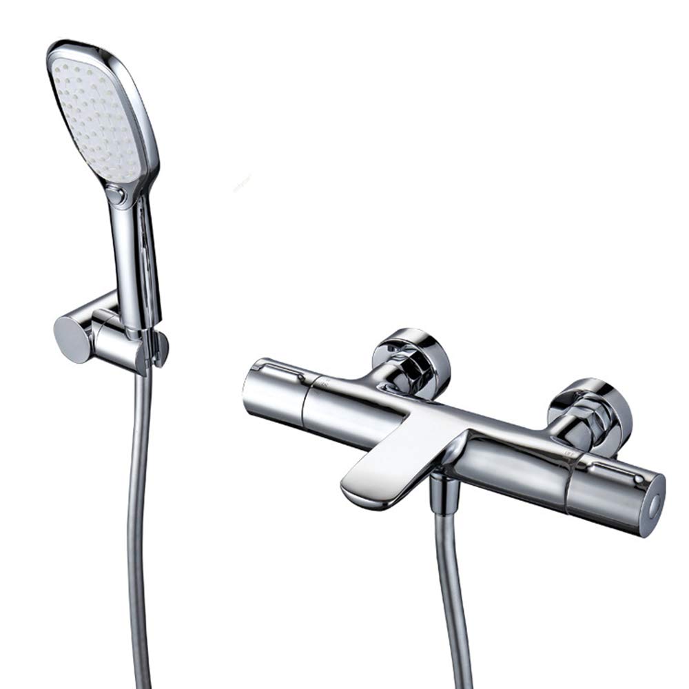 Mitigeur de douche thermostatique sécurisé en laiton pour bain et douche