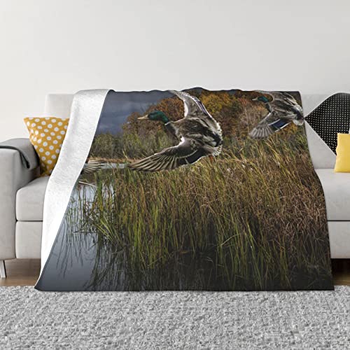 Couverture de chasse cadeau idéal plaid flanelle douce extérieur lit