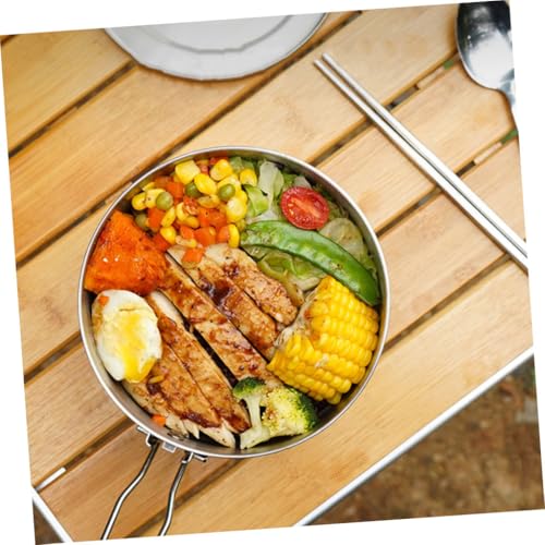Pot à bento induction en acier inoxydable durable pour camping - 6
