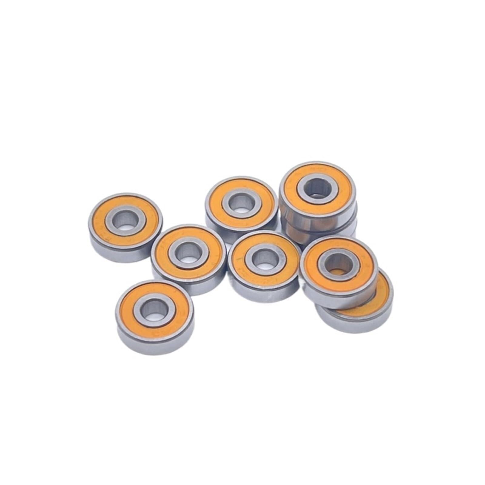 Bearing, 695-2RS Bearing ABEC-7 5PCS 5x13x4 mm Miniature 695RS Ball Bearings 619/5RS Orange Sealed 695 2RS 1Pcs Wear Resistance
