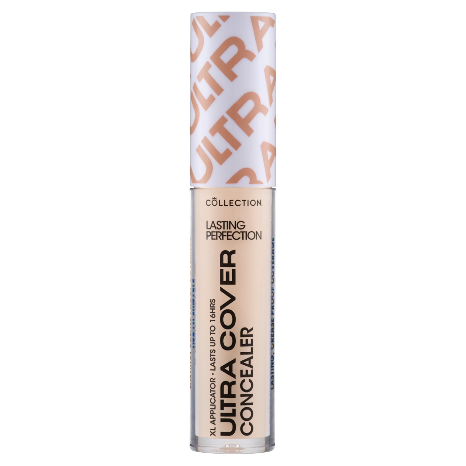 Collection Cosmetics Lasting Perfection Ultra Cover Concealer, Up to 16hr Wear, XL Applicator, Ivory Neutral, 5.5ml