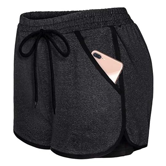 
                            Blevonh Womens 2 in1 Running Athletic Workout Yoga Shorts with Pockets S-XXXL
                        