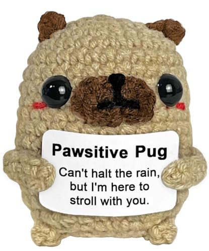 Krinisou Positive Animals Crochet Pug