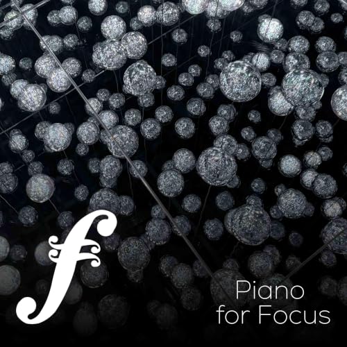 Focus Piano with White Noise - 3 Hours - "Midnight Bloom"