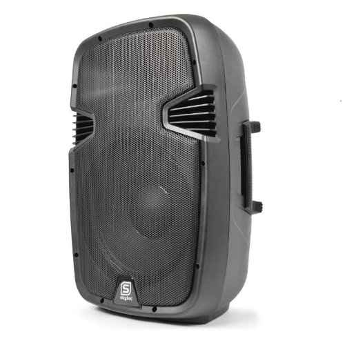 Skytec SPJ1000AD Cassa attiva amplificata diffusore (400 Watt, subwoofer da 20 CM, XLR, ABS, MIC IN)