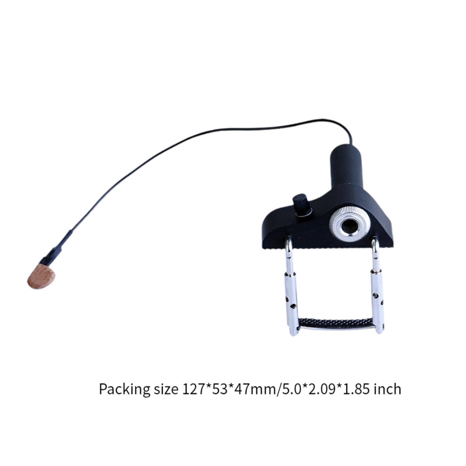 2 set di pickup piezoelettrico a contatto trasduttore pickup per chitarre acustiche banjo basso