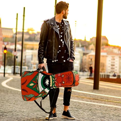 Housse de guitare en tissu Oxford épais rembourré avec boucle de suspension et sangle de cou Motif mandala Motif floral 101,6 cm, Multicolore 5., 42.9×16.9×4.7 in, Sac de transport tendance pour - Les Beatles, Paul McCartney, John Lennon, RIngo Starr, George Harrison Housse de guitare en tissu Oxford épais rembourré avec boucle de suspension et sangle de cou Motif mandala Motif floral 101,6 cm, Multicolore 5., 42.9x16.9x4.7 in, Sac de transport tendance pour – Image 7