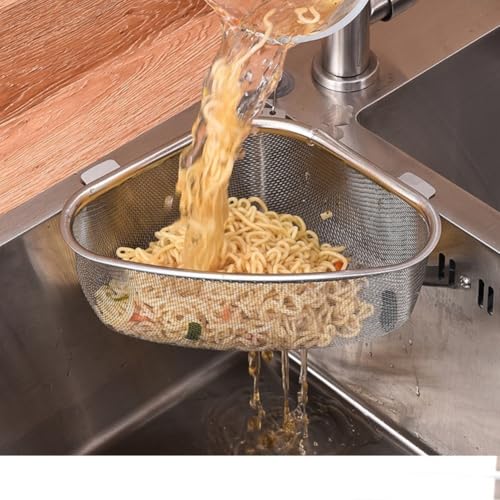 Escurridor de Platos de Cocina Hitial Triangular en Acero Inoxidable Plata 8