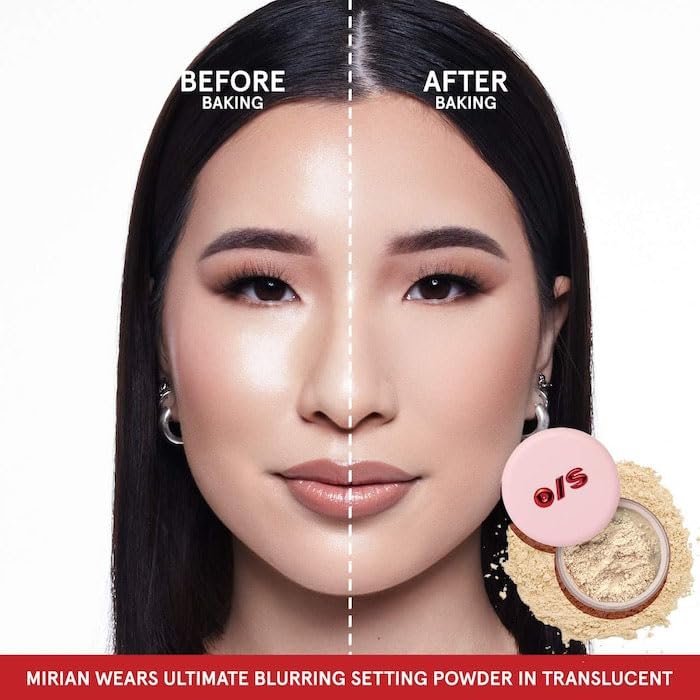 O/S by P-Starr- Mini Ultimate Blurring Setting Powder Travel - Color: Universal Translucent - (for fair to medium dark skin) - Size: (0.23 oz / 6.5g)