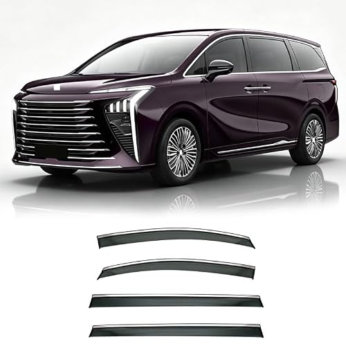 lixuejian 4 Piece Car Wind Deflectors,for Forthing U-Tour V9 2025+,Car Side Window Visor,Rain Deflector