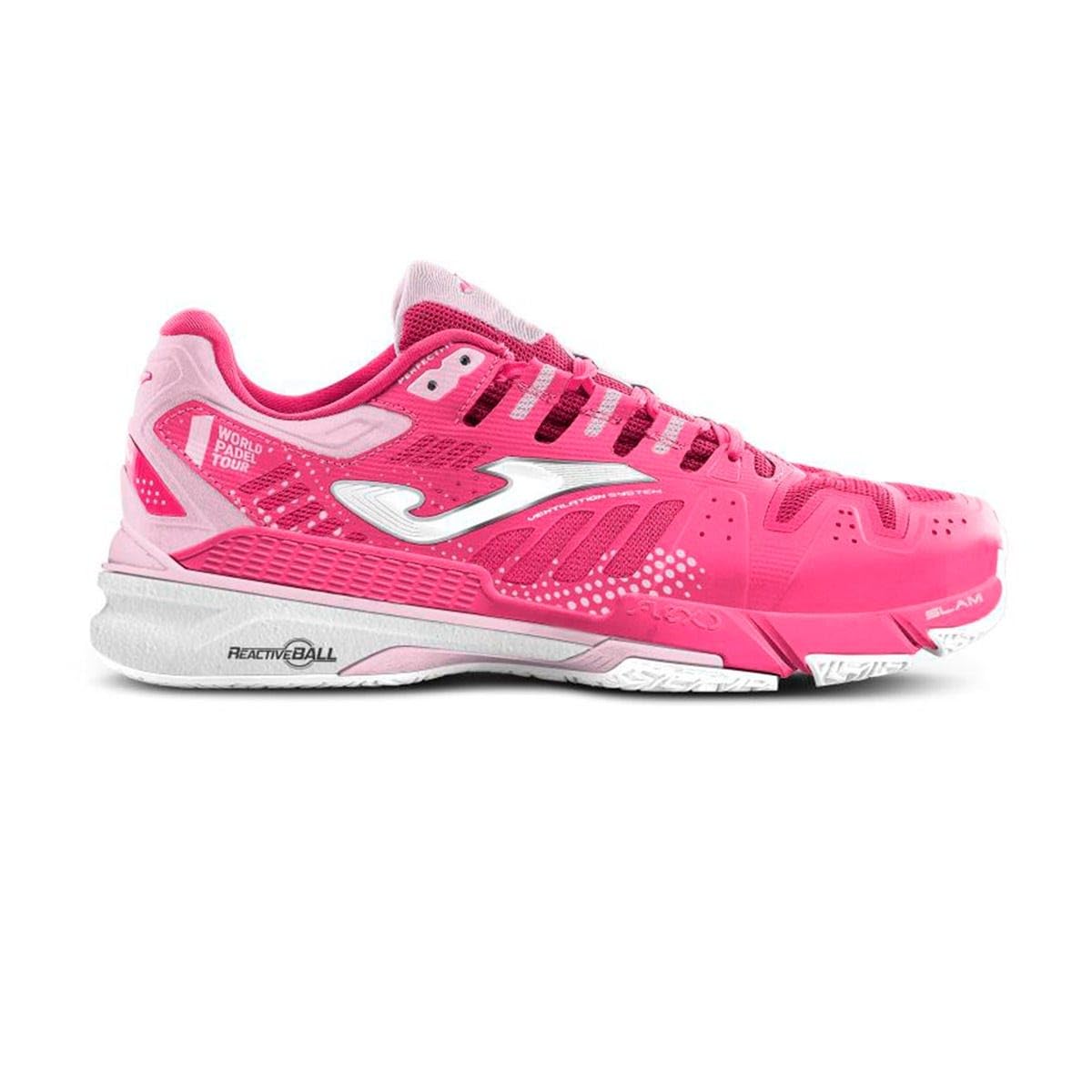 Joma Scarpa Padel T.Slam Lady 2210 Fuxia, 40.5