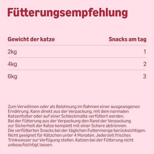 by Amazon Leckbarer Snack für Katzen, Lachs, 5 x 15 g, 75 g