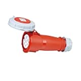 YAOYBHKAO 7-core 16A32A Three-Phase 400V Industrial Aviation and Socket Waterproof and dustproof Seven-Hole Oil Machine Interface(7P32AIP67 Connector GP2255)