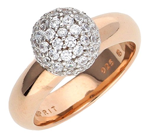Bague femme argent oxyde de zirconium Esprit Jewels ESRG92309B190 bague fine en argent