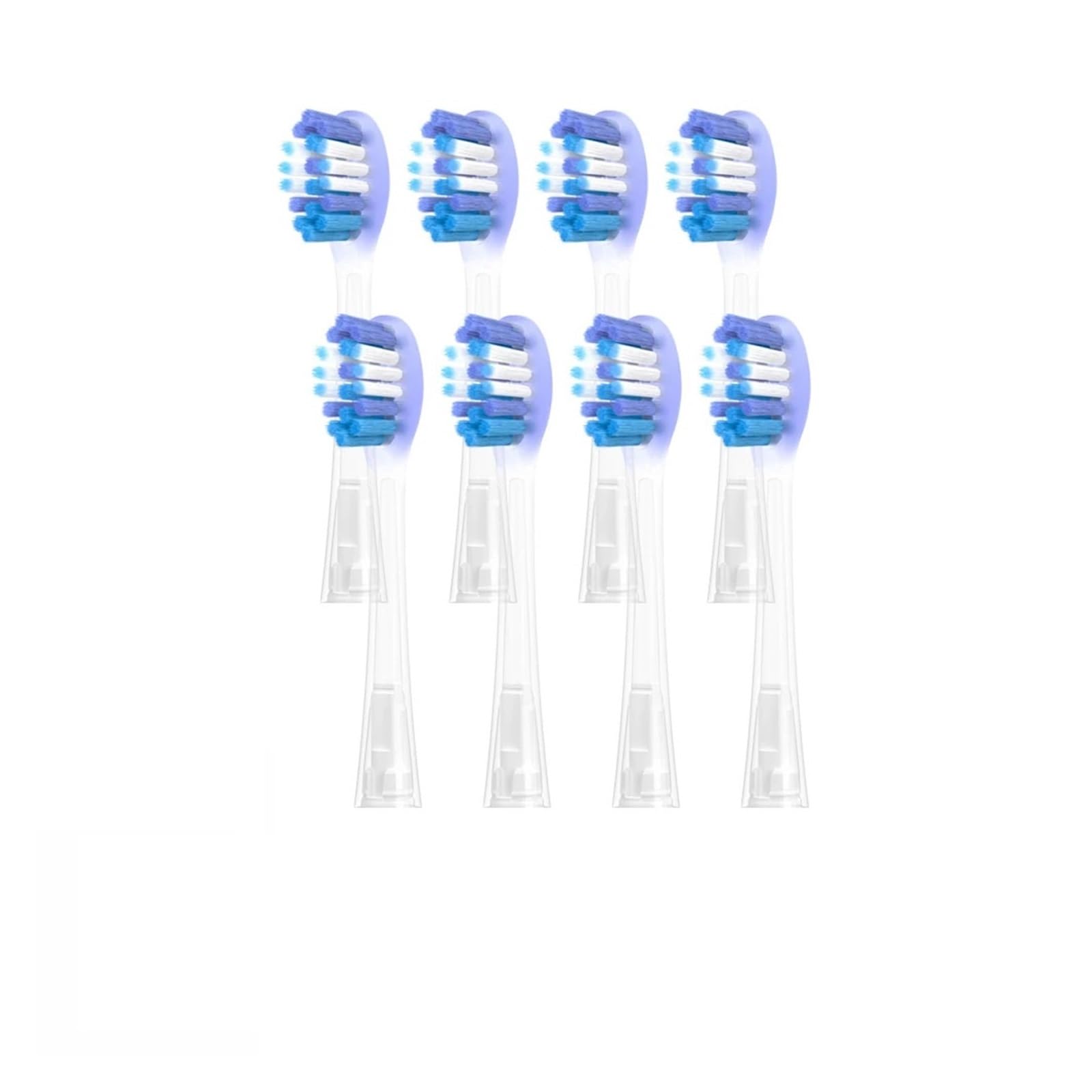Testina di ricambio for spazzolino, compatibilità for Usmile tutte le serie Y1S/Y4/U1/U2/U3/P1/P4 ugelli in silicone morbido for da denti(8 hyaline purple)