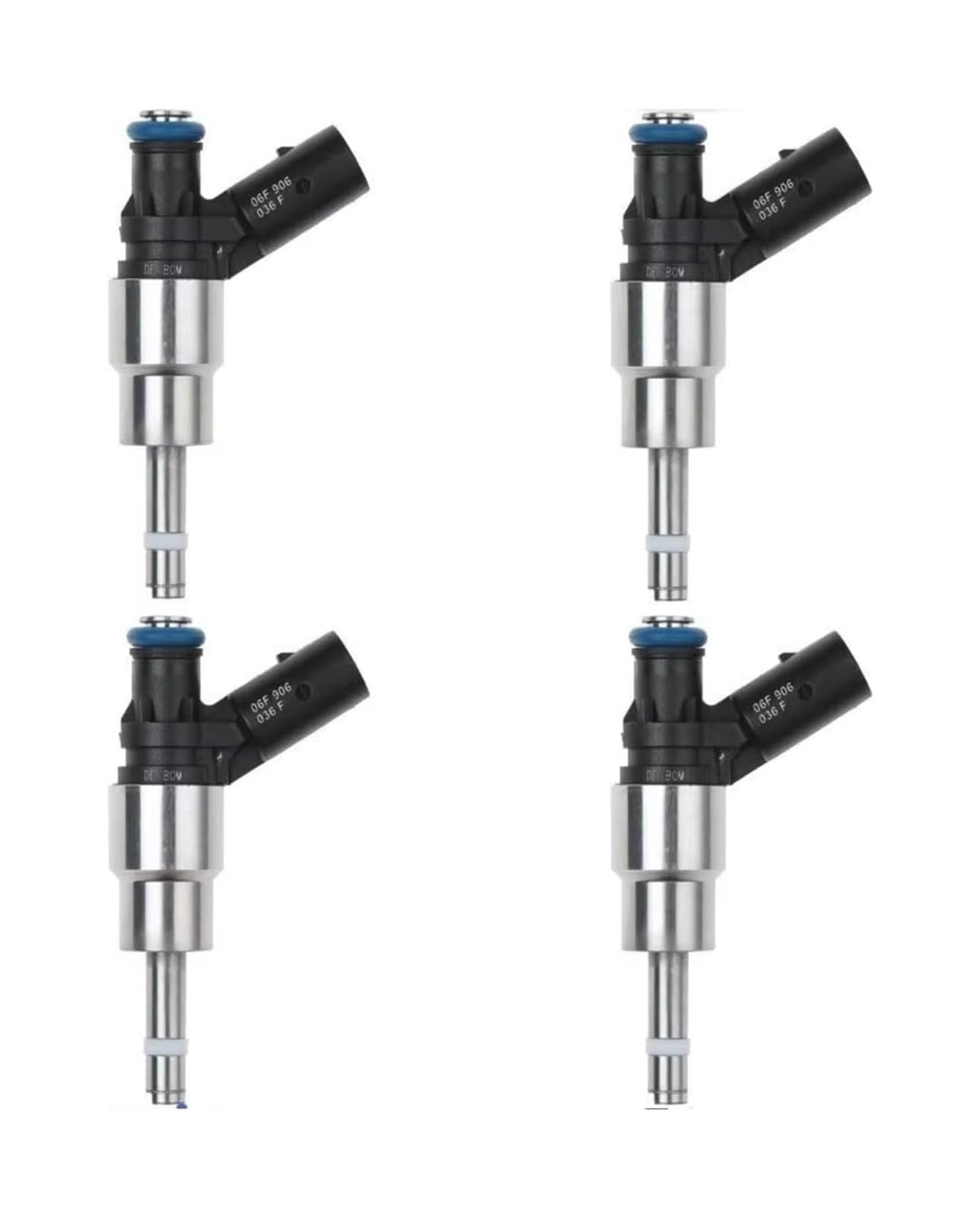 Petrol Fuel Injector for VW for Passat 2.0T FSI Fuel Injecti Car Accessories Injector 06F906036F 06F906036A 0261500020 Exhaust(4pcs)