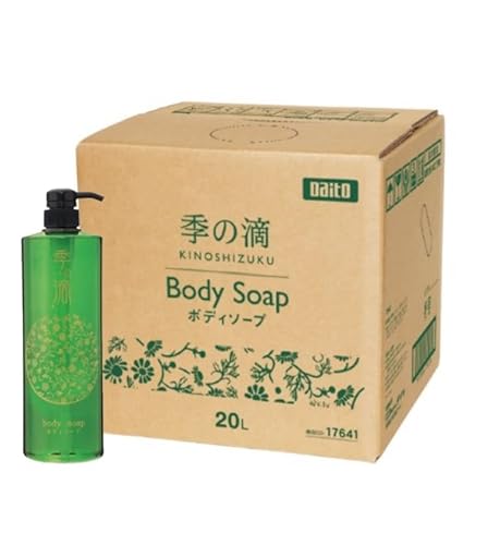 業務用 季の滴 ボディソープ 業務用20L 専用コック&ボトル1000ml付き(初回のみ)詰め替え用 ダイト 大浴場 銭湯 ビジネスホテル レジャーホテル カプセルホテル ファッションホテル 健康ランド 旅館 介護 温泉施設 スーパー銭湯 スパ ネットカフ