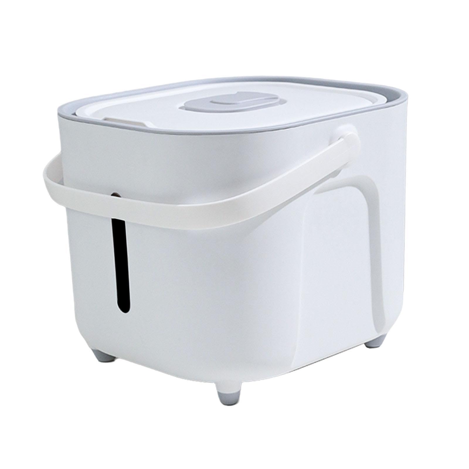 AMSLSIU Airtight Vacuum Pet Food Storage Bin Ensures Optimal Freshness While Maintaining All Pet Owners Food Bin With Large Diameter Easy To Without Spilling, S