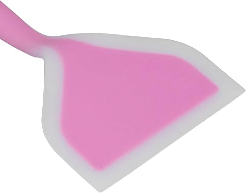 Miniatura 8 de Espátula de boca ancha para freír en la cocina del hogar, silicona transparente, no tóxica, no pegajosa, perfecta para tamagoyaki, panqueques,