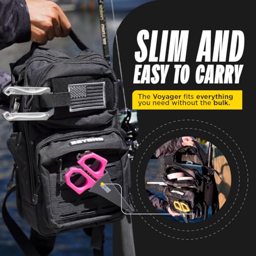 Beyond Fishing Tackle Backpack- The Voyager (All Black) - image 2