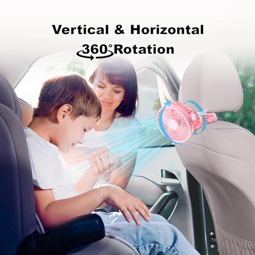 Ventilateur de poussette bébé PaPaFboy portable et rechargeable USB