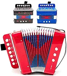 Sanfona Infantil Acordeon Brinquedo De Tocar Real toca de verdade