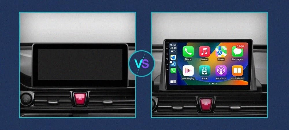 Radio Macchina Touch Screen per Moskvich 3 2022-2024 Wireless Carplay Android Auto Stereo Auto Bluetooth Ips con Pantalla Táctil con Gps, 8 Nucleo 8G+256G