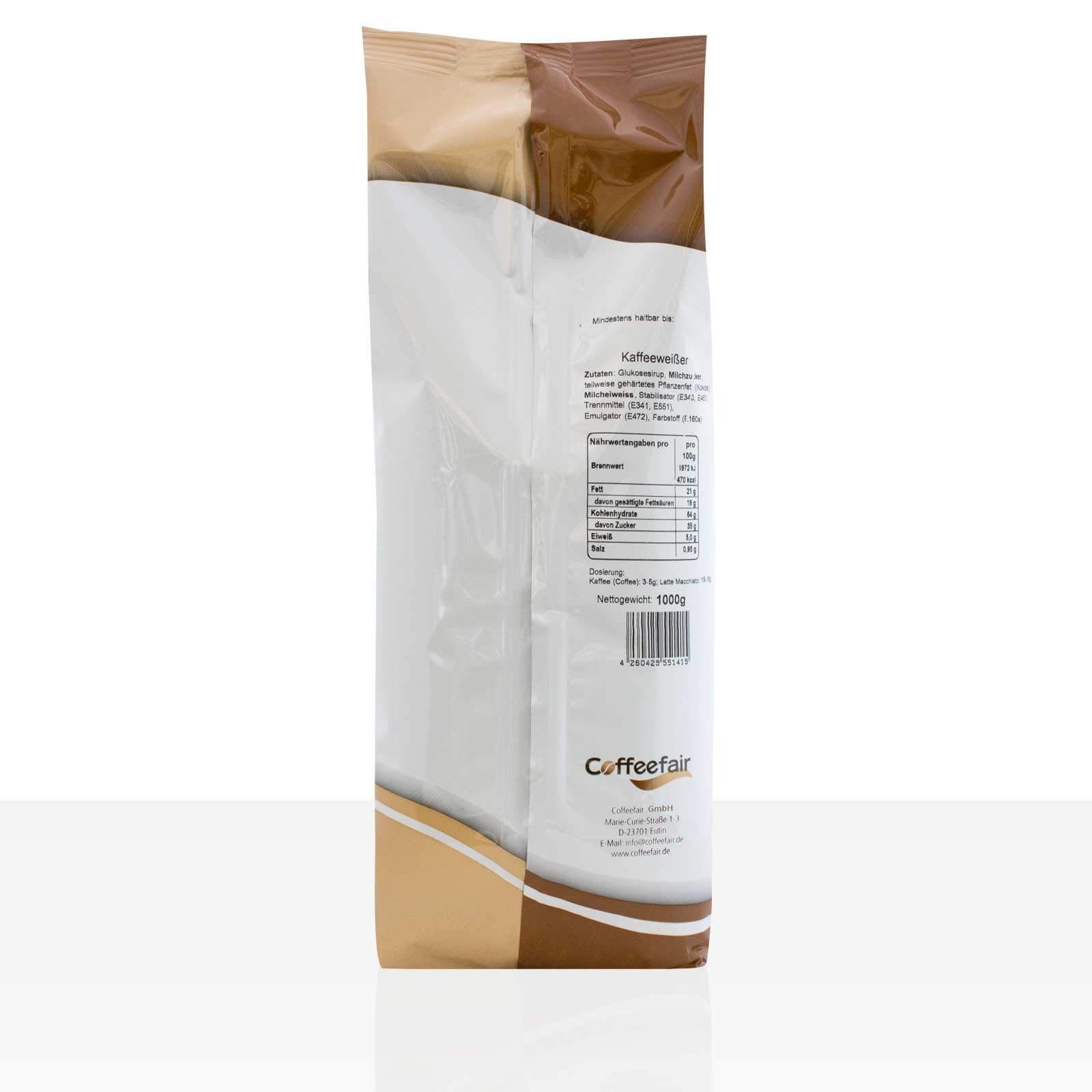 Coffeefair Kaffeeweißer 10 x 1kg für Vending-Automaten & Kaffeevollautomaten, hohe Weißkraft, ergiebig & löslich