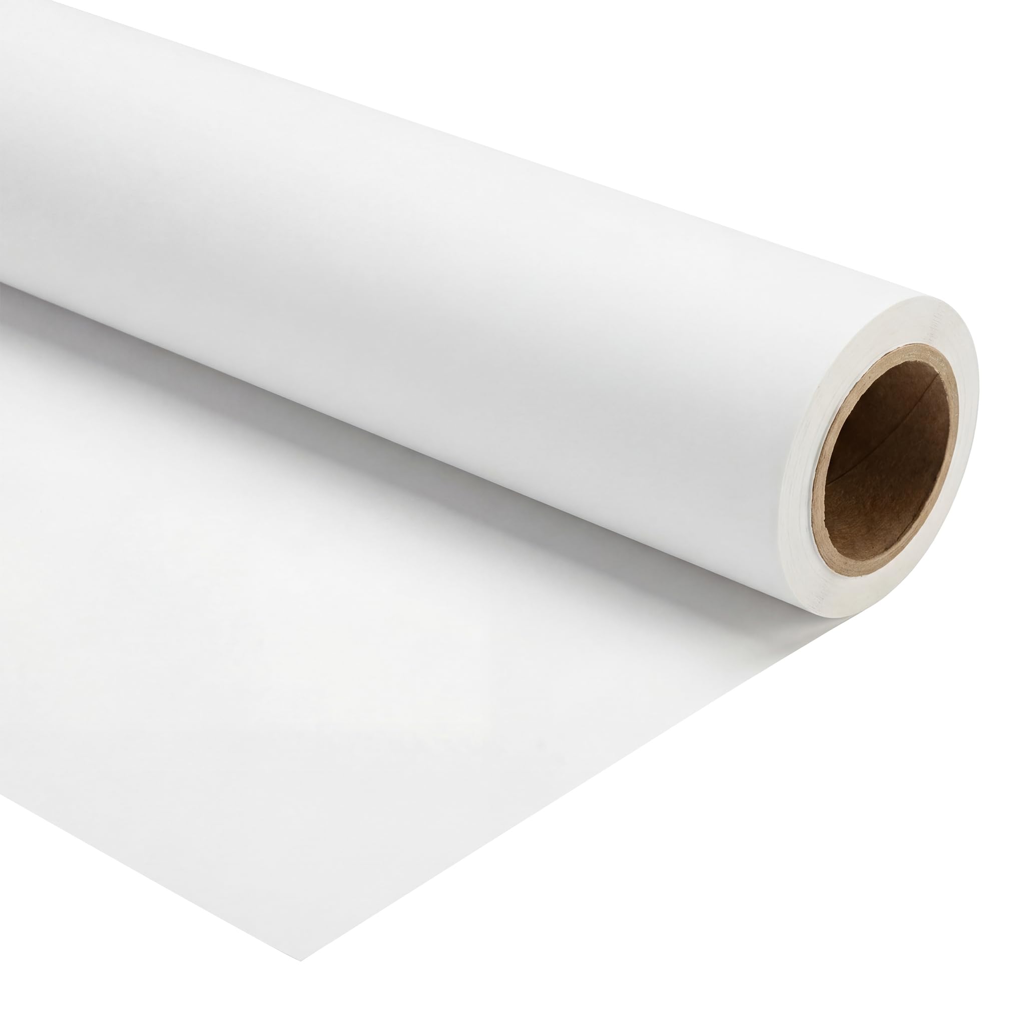Walimex pro Fondo fotográfico de cartón 2,60 x 10 m Blanco, telón de Fondo para Estudio de fotografía, Robusto 150 g/m², antirreflectante, Resistente, Ideal para fotografiar Productos
