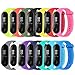 Mardozon 14 Piezas Correas Xiaomi Mi Band 3 /Mi Smart Band 4 Silicona Pulsera de Recambio Brazalete Extensibles Reemplazo Compatible con Mi Band 4-14 Colores
