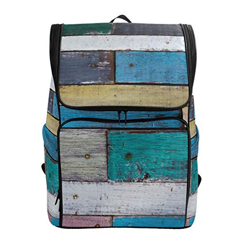 zaino in stile shabby chic con scomparto per laptop e da campeggio da trekking