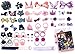 LABOTA 54 Pièces Pince à cheveux Set pour bébé filles, Mignon nœuds Barrettes Pince à cheveux Ties Ensemble d'accessoires pour Petites Filles Bébé Enfants