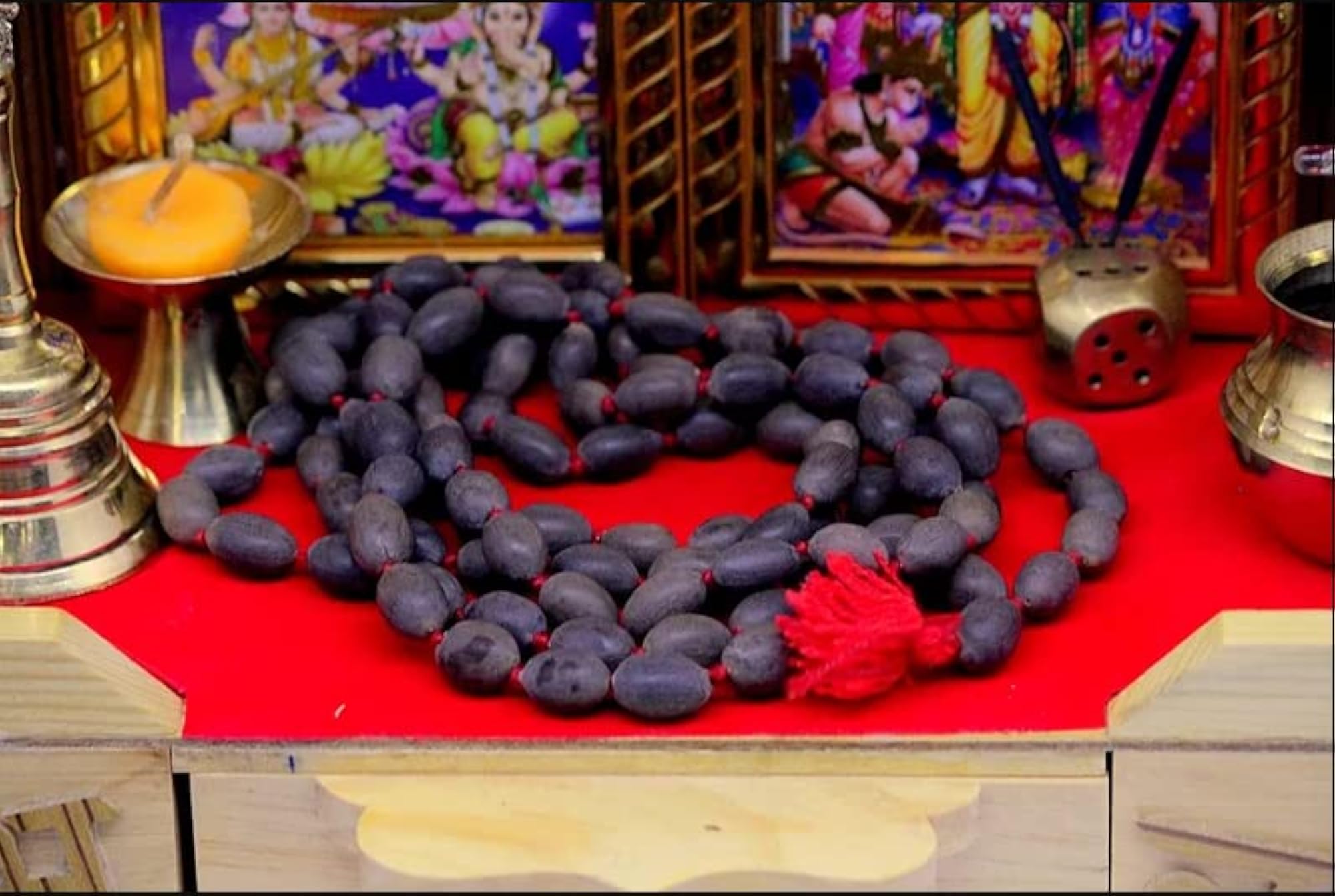 BluDiamond Lotus Seed Mala for Men, 108 Beads