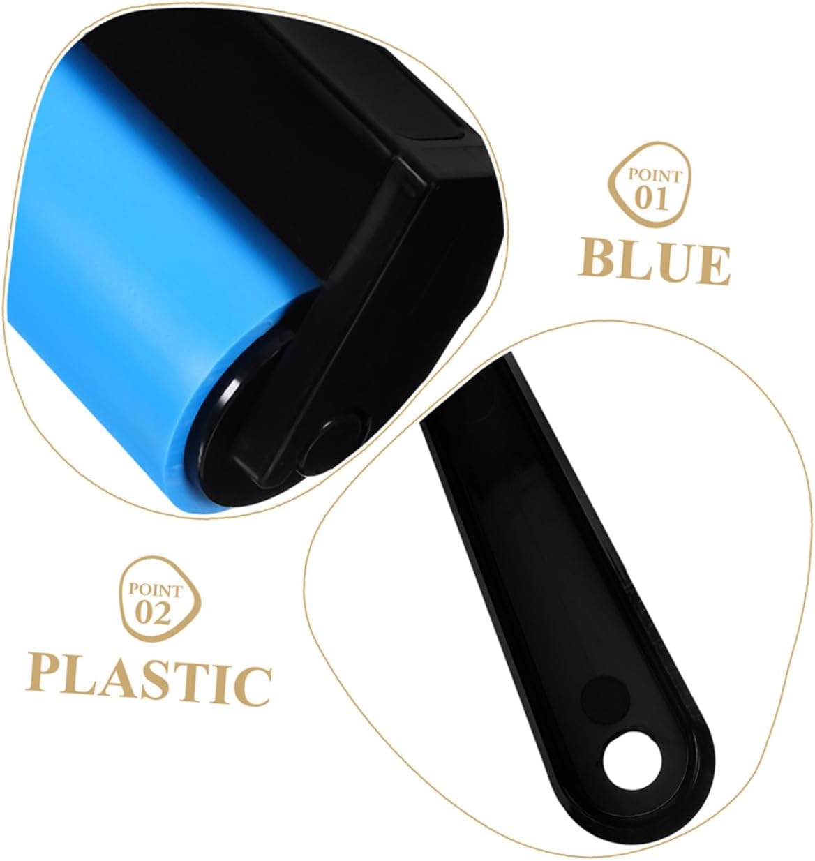 HAPINARY 4pcs Red and Blue Art Ink Rollers Printmaking Brayers for 10cm Crafting Block Printing Scrapbooking Roller Set