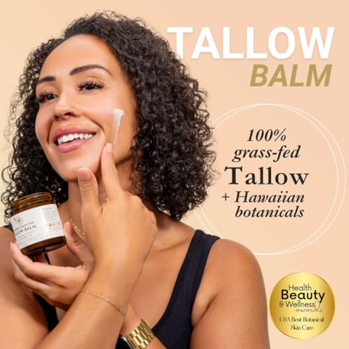 Eavara Face Moisturizer, Serum, and Tallow Balm Set – Organic Skincare Trio with Grass-Fed Tallow, Collagen Peptides, Hyaluronic Acid, and Vitamin C – Hydrates, Firms, and Restores Radiance – 3pc Set