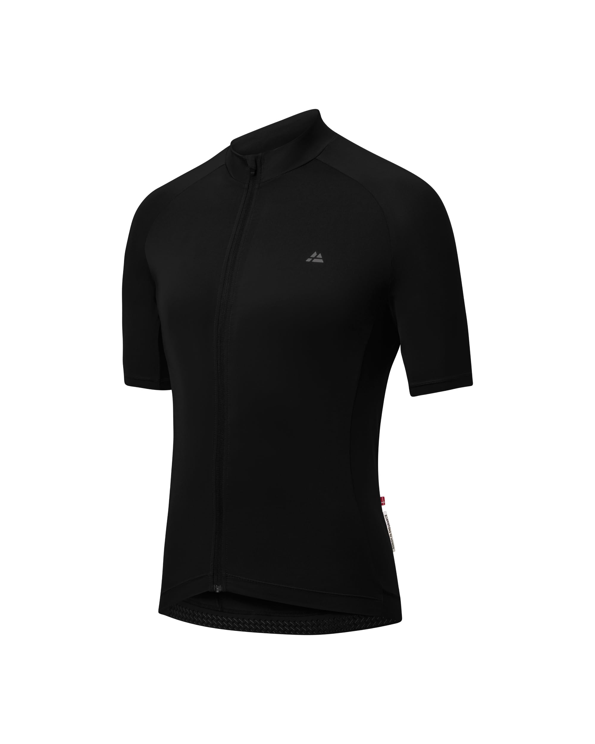 DANISH ENDURANCE Kurzarm Radtrikot Herren mit Reißverschluss, Fahrradtrikot mit Taschen, Schnelltrocknendes Rennradtrikot, Fahrradbekleidung Herren