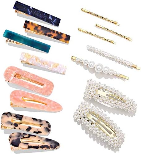 Amazon 15ピースパールヘアクリップ ヘアクリップ髪留め用女性女の子 ファッション手作りヘアアクセサリーパーティーパールヘアピンパーティー結婚式毎日 15グループ バレッタ クリップ 通販