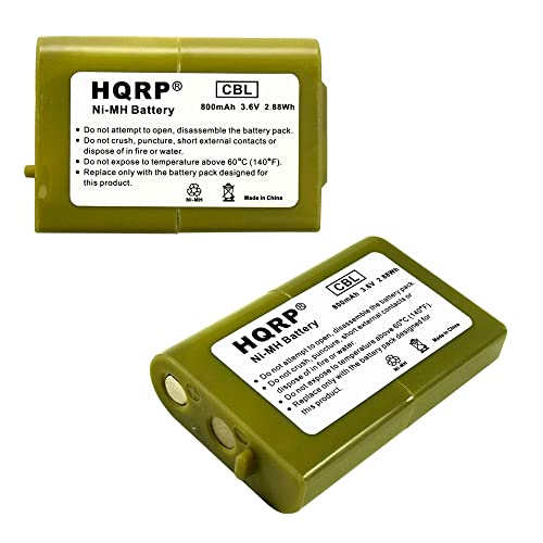 HQRP Two Phone Batteries Compatible with Vtech i5808 / 5808, i5858 / 5858, i5871 / 5871, ip5825 / 5825, ip5850 / 5850 Cordless Telephone
