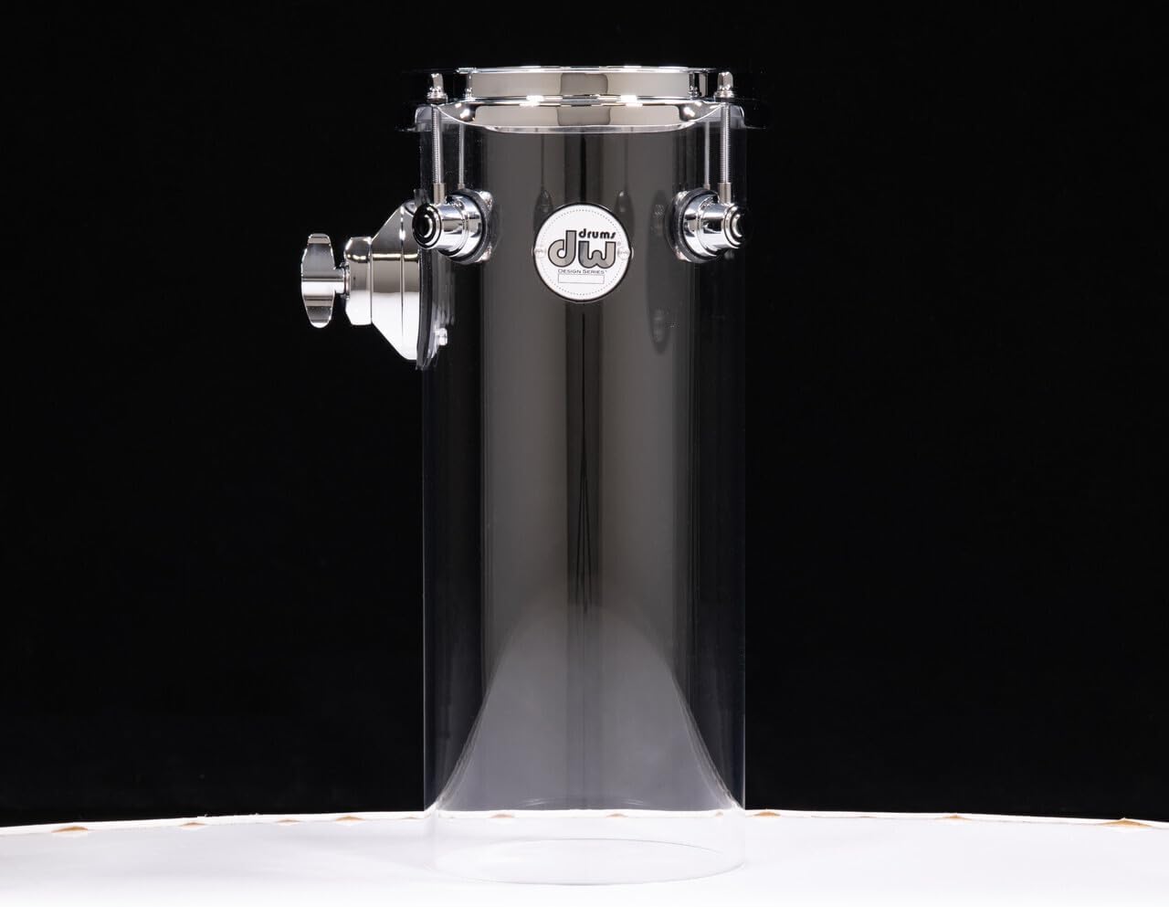 DW Design Rata Tom 6x14 w/TB12 - Clear Acrylic
