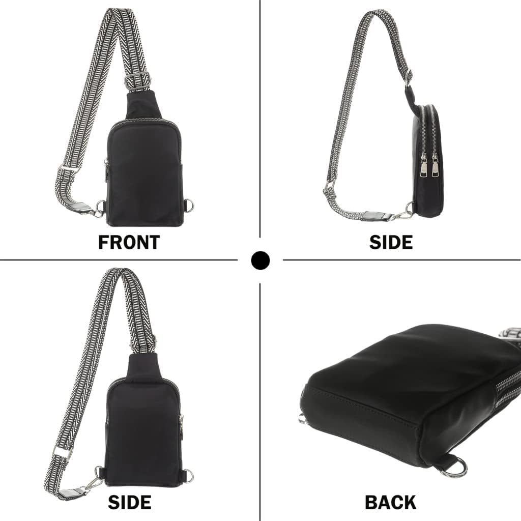 INICAT Nylon Crossbody Sling Bags For Women Small Cross Body Fanny Pack Phone Travel Purses Gifts - Image 8