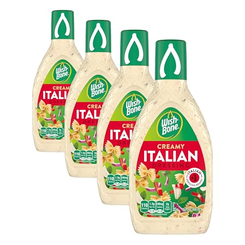 Image of Wish-Bone Creamy Italian Dressing, 15 FL oz (Pack of 4)