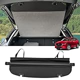 VEENJOY Cargo Cover for Mazda CX-5 CX5 2025-2017 Accessories Retractable Trunk Cover Security Shielding Shade Cargo Luggage Cover Trunk Privacy Protection (Carbon Fiber Texture)