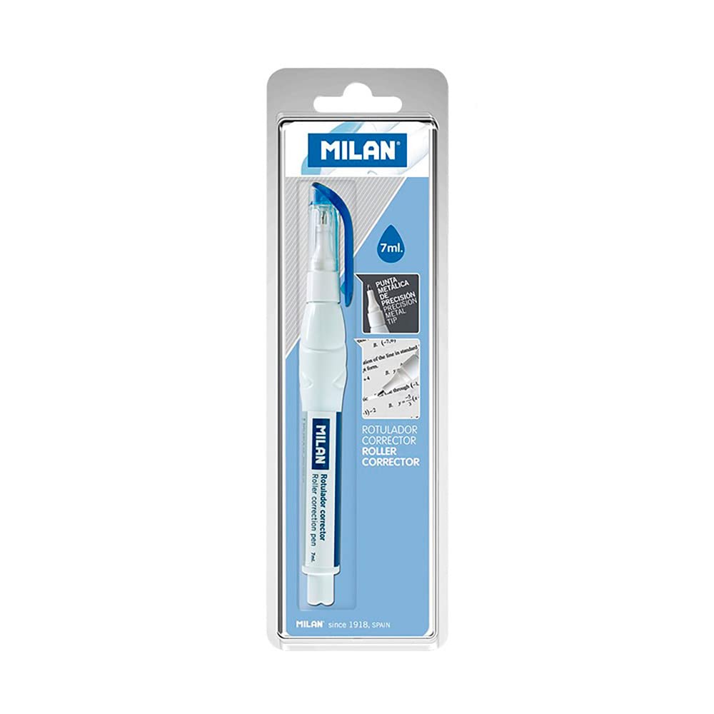 MILAN Blíster corrector líquido 7 ml NUEVO DISEÑO