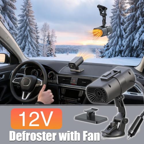 GkgWuxf Calentador de Coche 12V,Desempañador